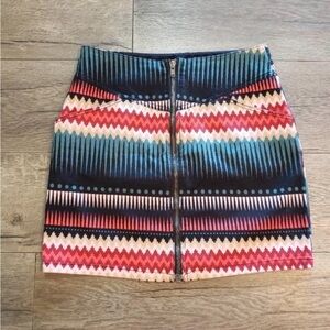 Colorful Patterned Women's Skirt